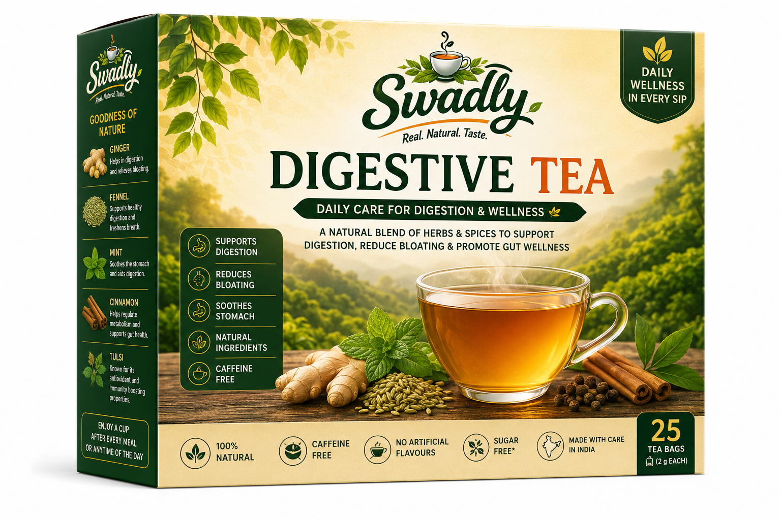 Swadly Digestive Tea